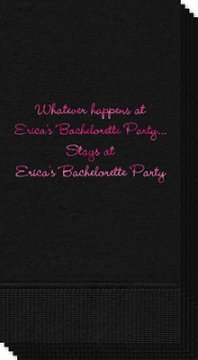 Whatever Happens Party Guest Towels